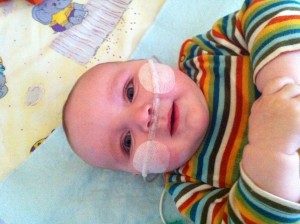 Das Entertainen tat gut und der Kleine fand sein lächeln wieder...